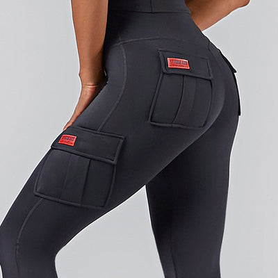 Solo Cargo Leggings - Black