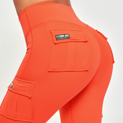 Solo Cargo Leggings - Orange