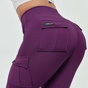 Solo Cargo Leggings - Purple