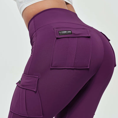 Solo Cargo Leggings - Purple