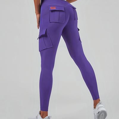 Solo Cargo Leggings - Deep Violet