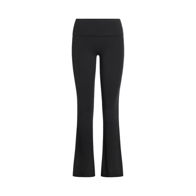 Skims Cotton Jersey Foldover Pant Soot