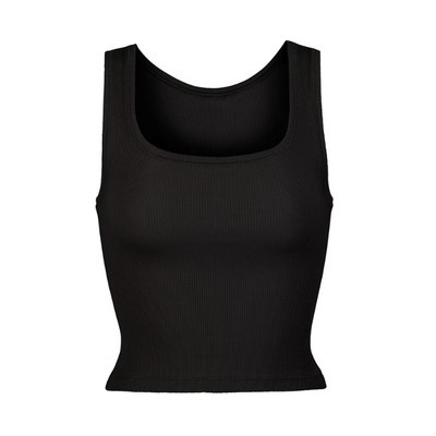 Skims Cotton Rib Tank Soot