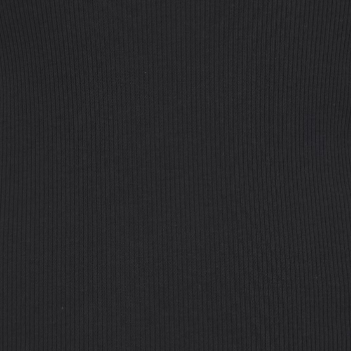 Skims Cotton Rib T-Shirt Soot