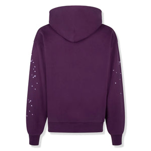 Sp5der Star OG Web V2 Purple Hoodie