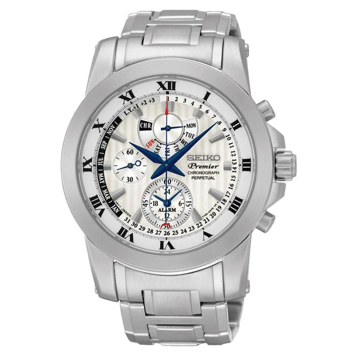 Seiko Premier Black Dial Men 38.4mm