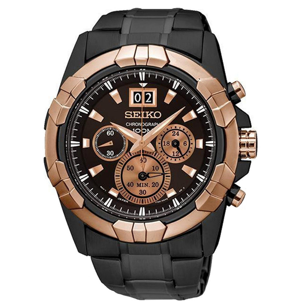 Seiko Lord Brown Dial Men 43.3mm
