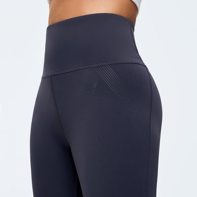 Compression Waist Leggings - Dark Blue