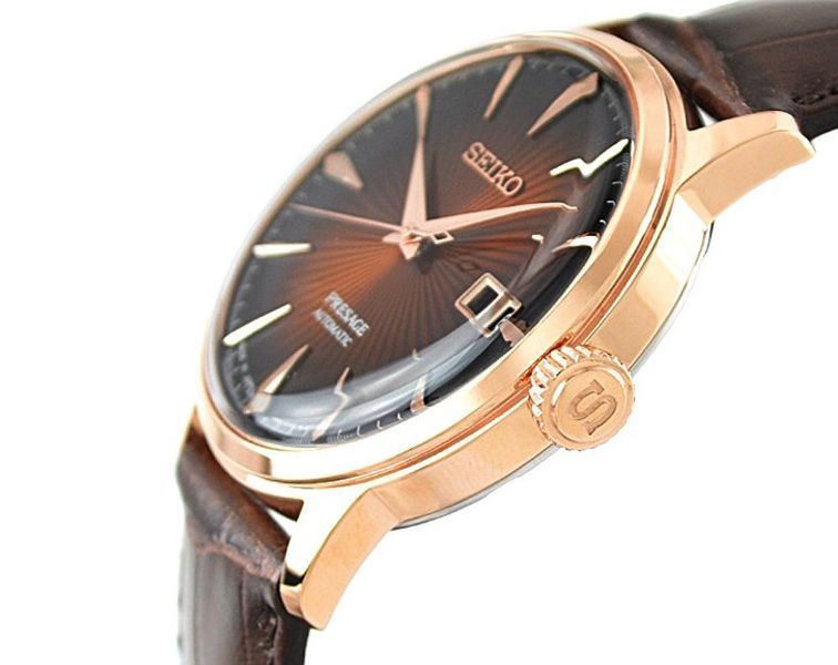Seiko Presage Brown Dial Men 40.5mm