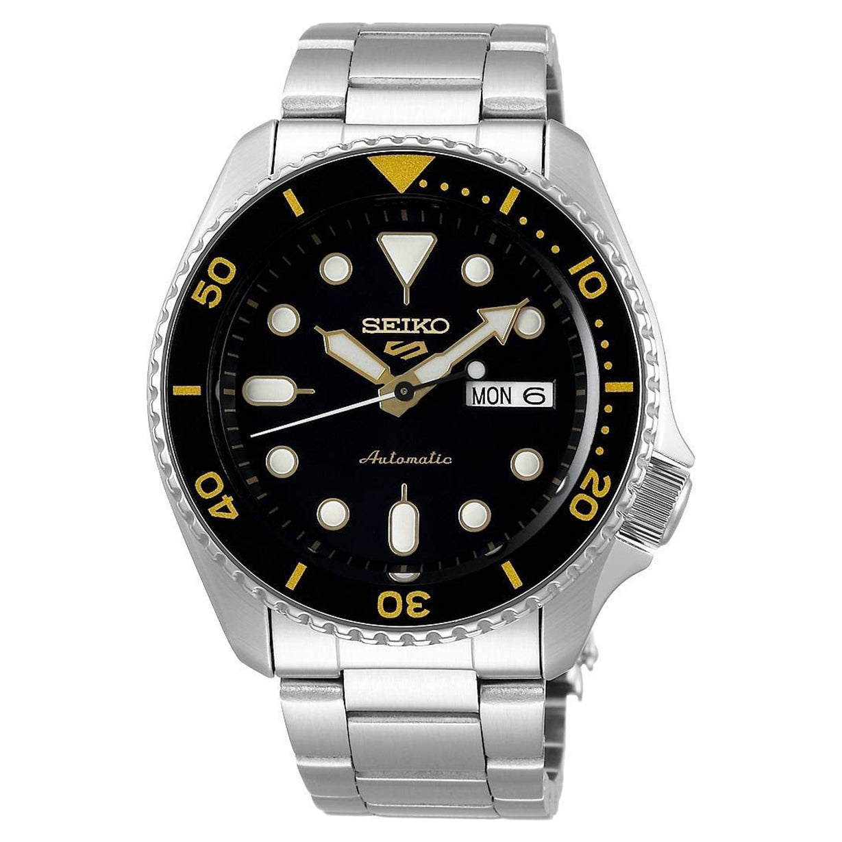 Seiko 5 Sports Black Dial Men 42.5mm