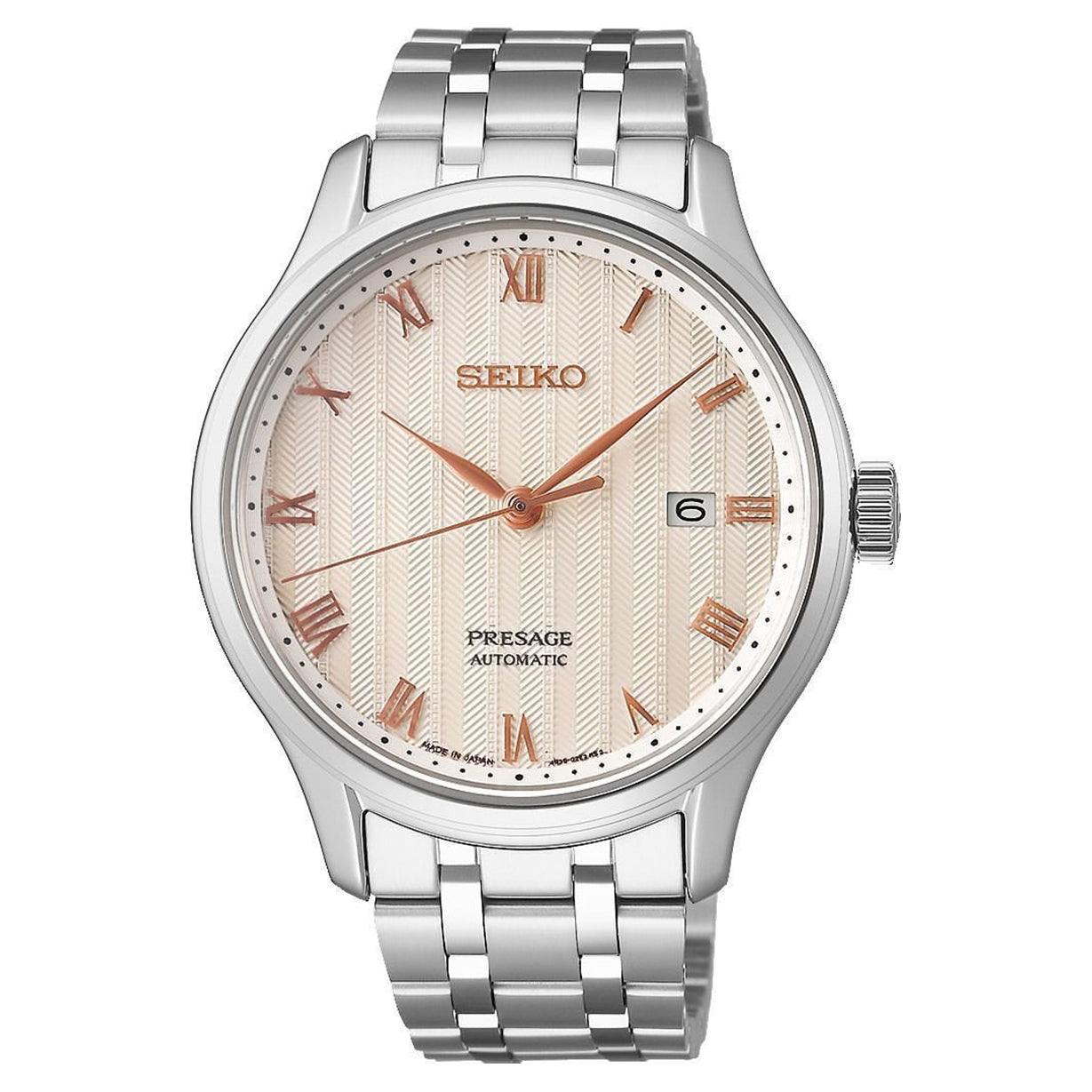 Seiko Presage Beige Dial Men 41.7mm
