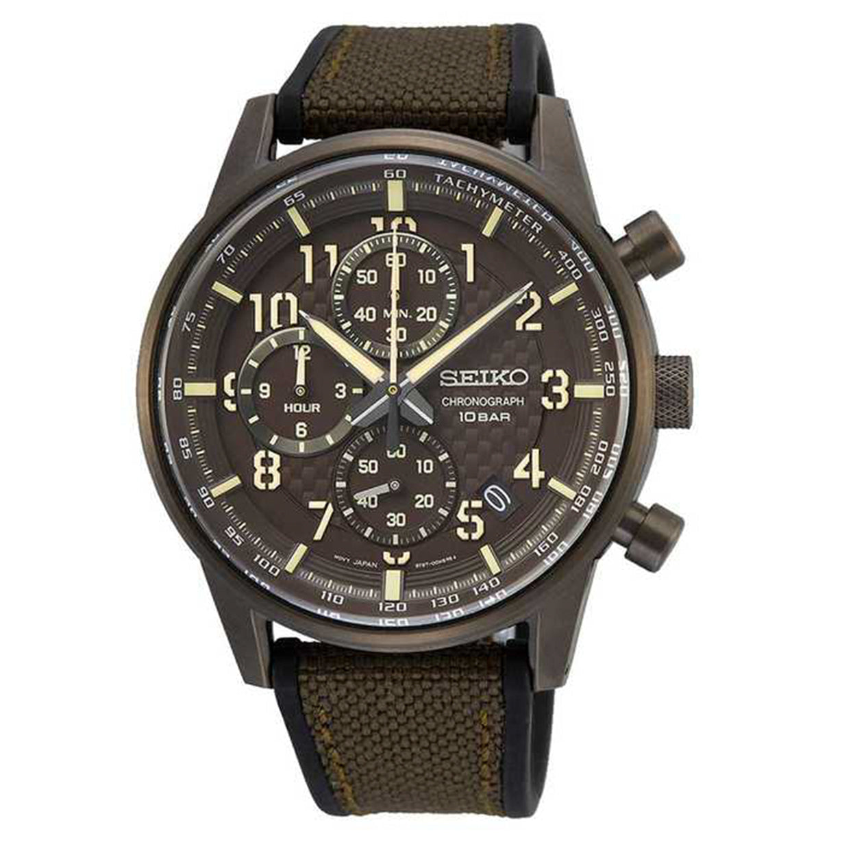 Seiko Discover More Grey Dial Men 42.7mm