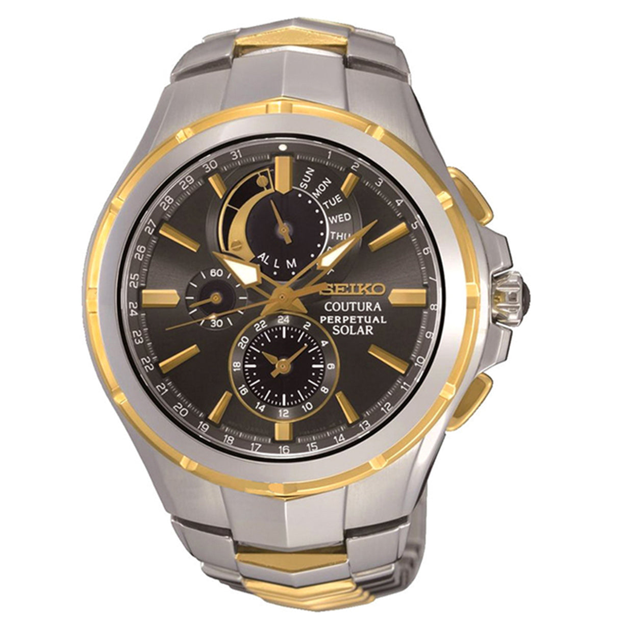 Seiko Coutura Black Dial Men 44mm