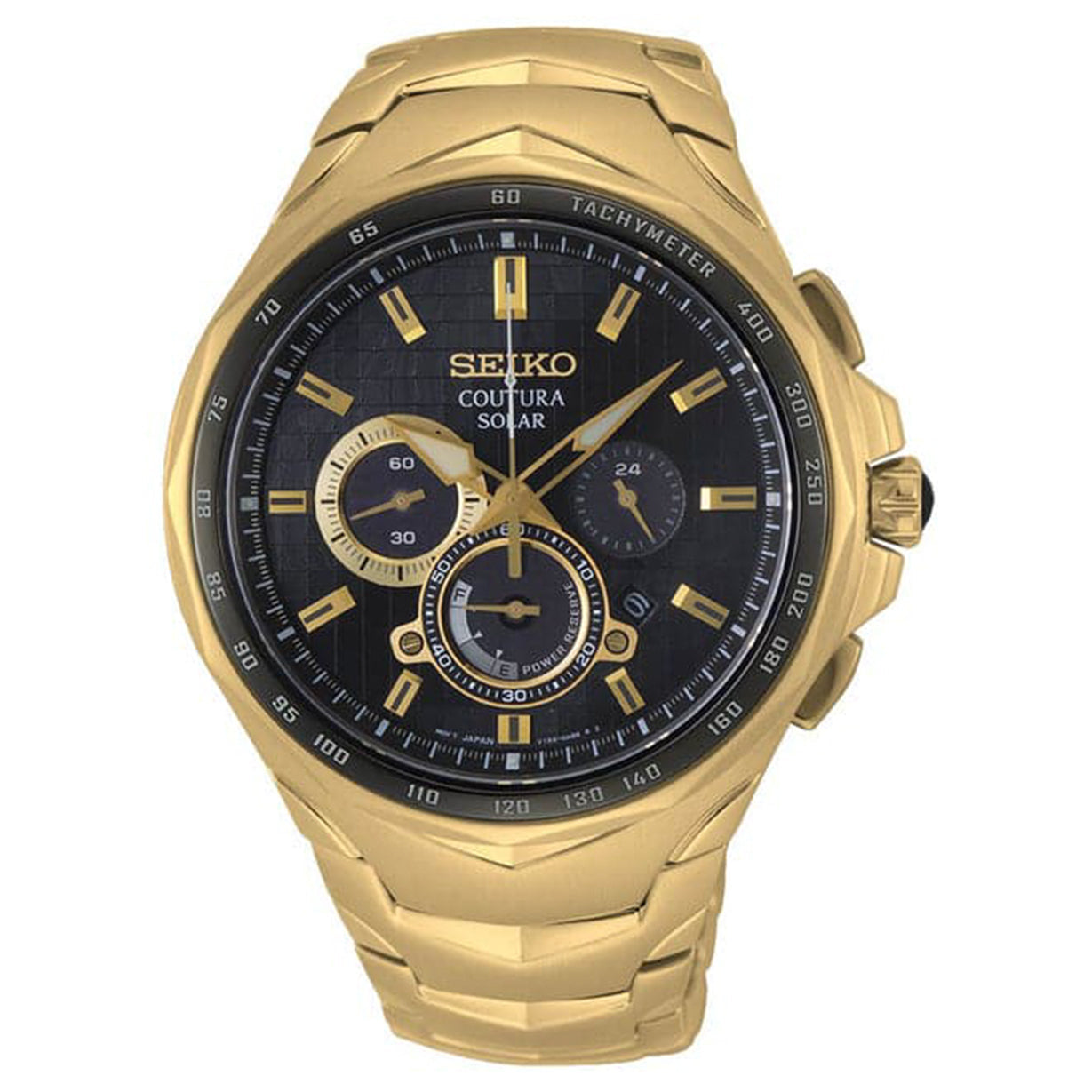 Seiko Coutura Black Dial Men 45.5mm