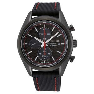 Seiko Macchina Sportiva Black Dial Men 41.4mm