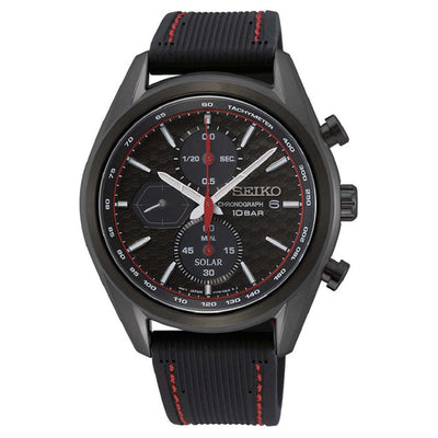 Seiko Macchina Sportiva Black Dial Men 41.4mm