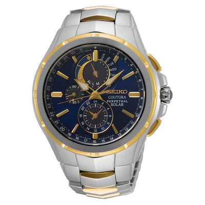 Seiko Coutura Blue Dial Men 44mm