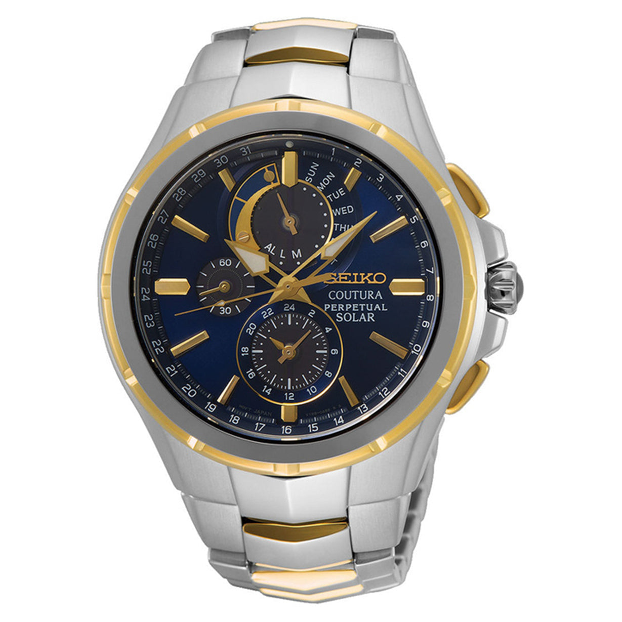 Seiko Coutura Blue Dial Men 44mm