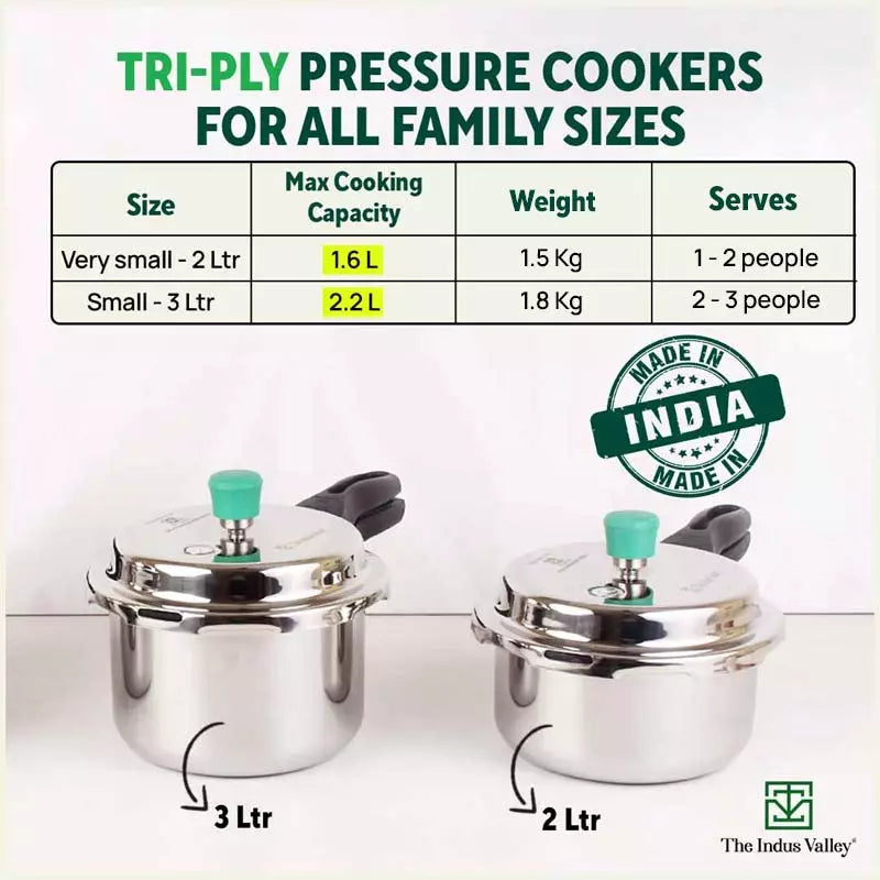 2L+3L RapidCukTM&nbsp;Tri-ply Stainless Steel