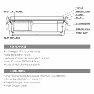 Steely Prime Lunchbox (Milton)