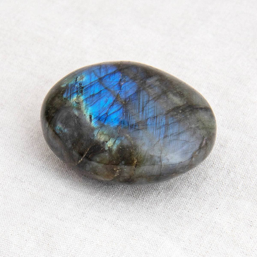 Labradorite Blue Flame Palm Stone