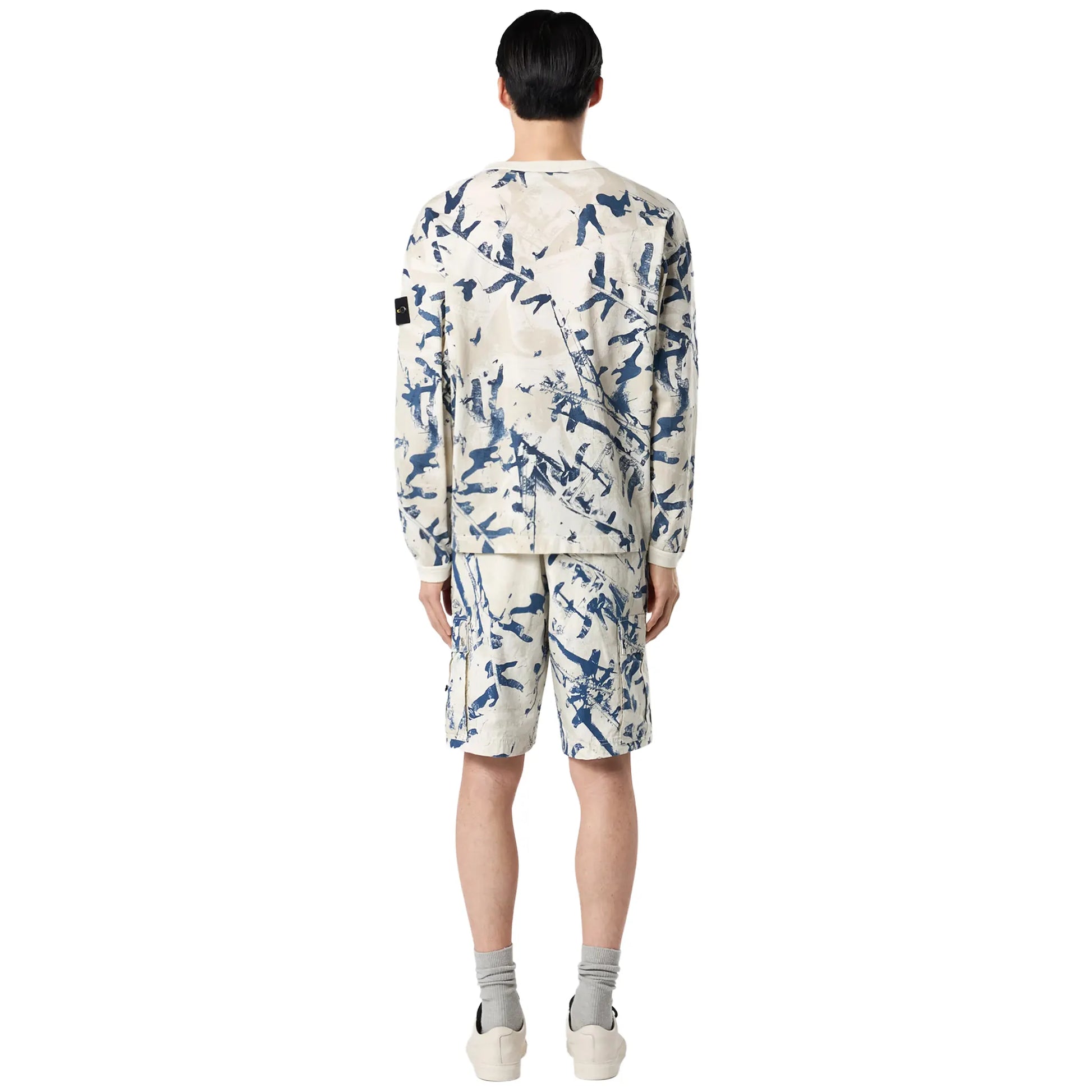 Stone Island Camouflage Textured Desert Sweatshirt