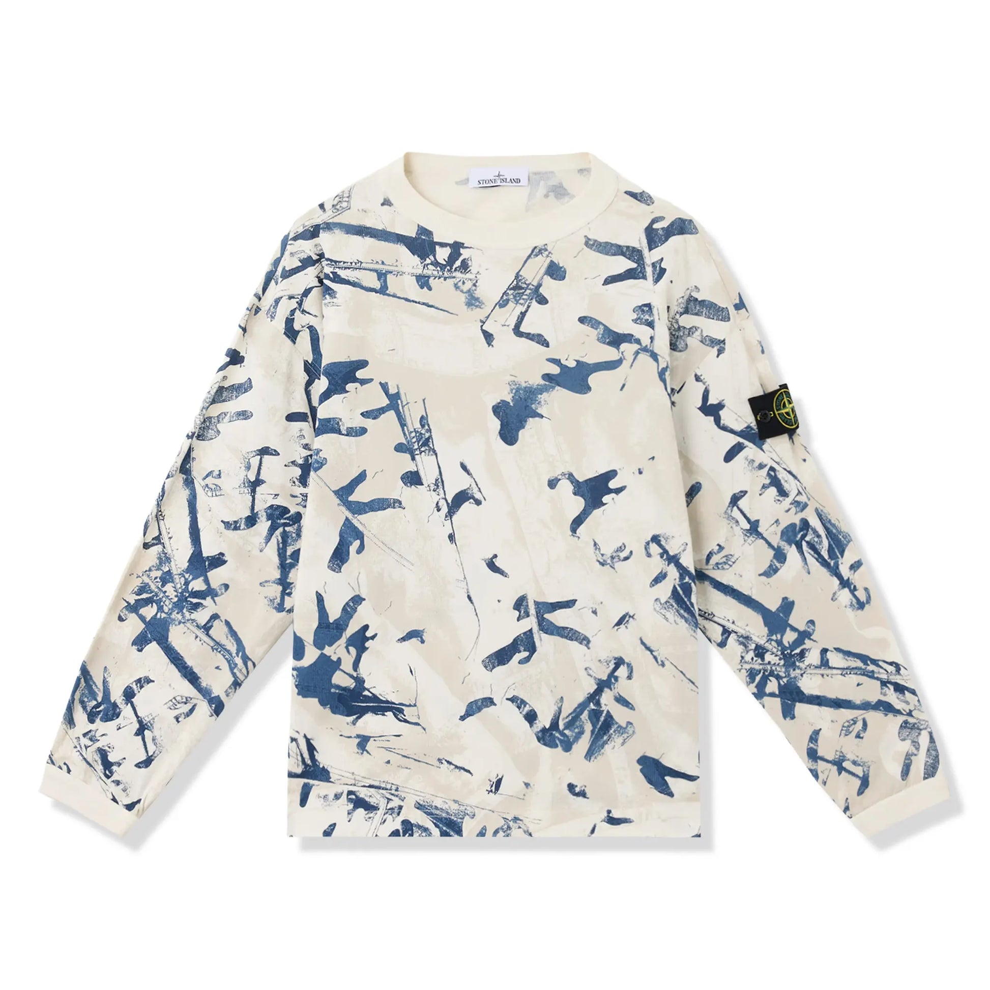 Stone Island Camouflage Textured Desert Sweatshirt