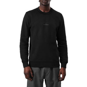 Stone Island Dial Logo Black Sweatshirt
