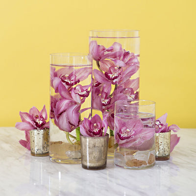 Submerged Tropical Centerpieces with Something Turquoise