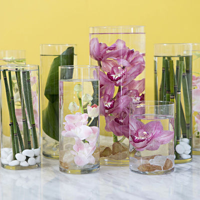 Submerged Tropical Centerpieces with Something Turquoise