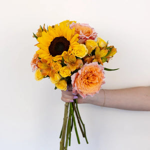 Sunny Fuzzy Flower Bouquet Bar Kit