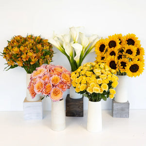 Sunny Fuzzy Flower Bouquet Bar Kit