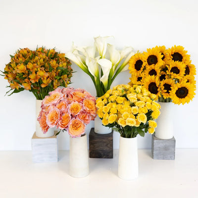 Sunny Fuzzy Flower Bouquet Bar Kit