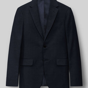 Super Blue Satin Wool Jacket