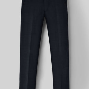 Super Blue Satin Wool Pants