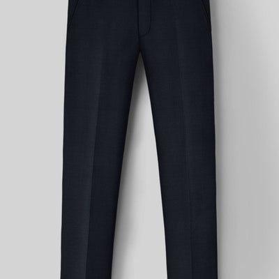 Super Blue Satin Wool Pants