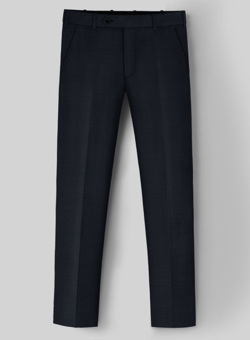 Super Blue Satin Wool Pants