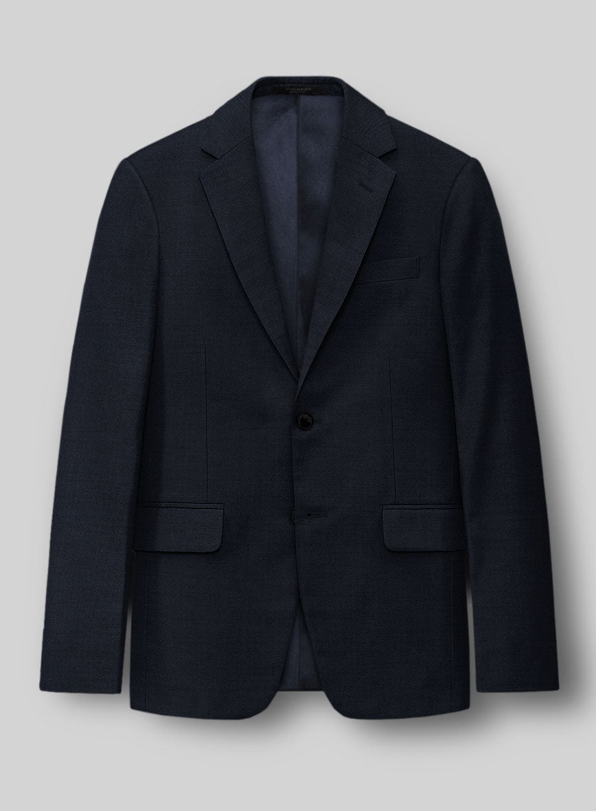 Super Blue Satin Wool Suit