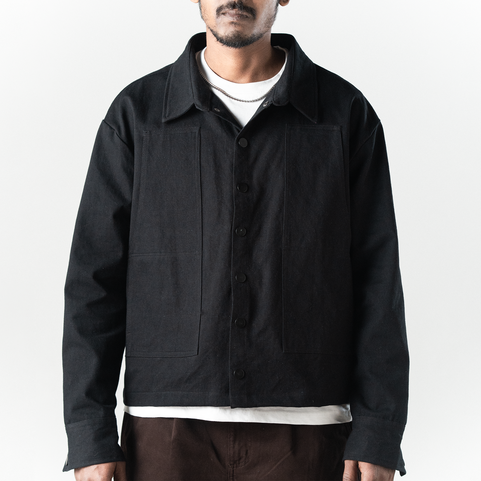 Superkicks | ESSENTIAL CARGO JACKET  { BLACK