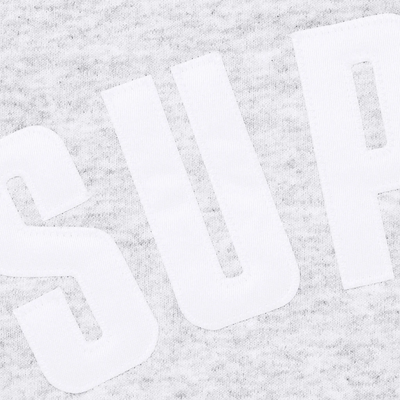 Supreme Arc Thermal Lined Ash Grey Zip-Up Hoodie