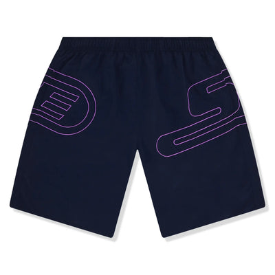 Supreme Big Logo Nylon Navy Shorts
