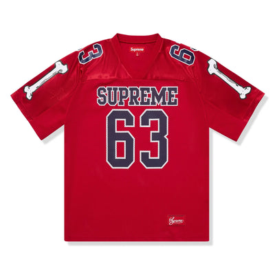 Supreme Bones Red Football Jersey (FW25)