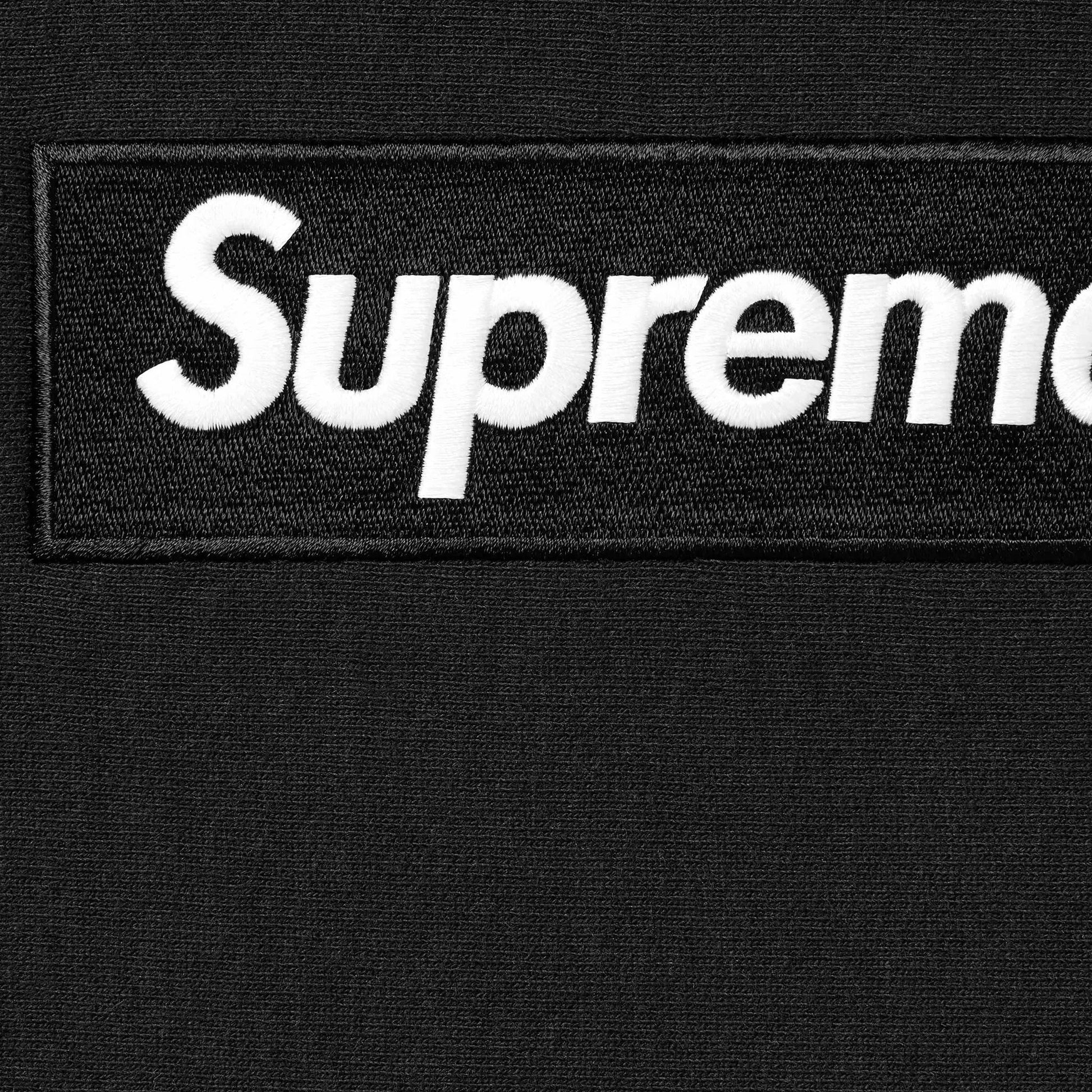 Supreme Box Logo Black Hoodie (FW25)