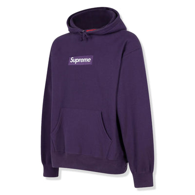 Supreme Box Logo Dark Purple Hoodie (FW23)