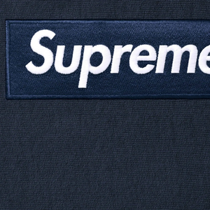 Supreme Box Logo Navy Hoodie (FW25)