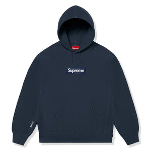 Supreme Box Logo Navy Hoodie (FW25)