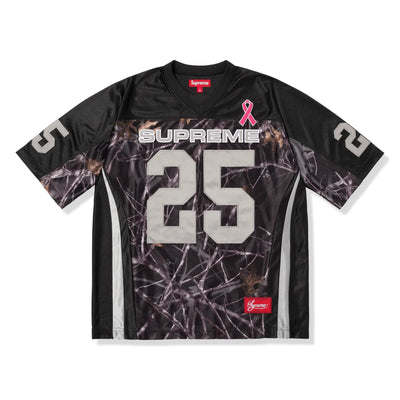 Supreme Breast Cancer Awareness Black Football Jersey