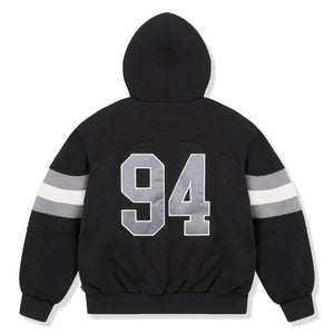 Supreme Filled Black Zip-Up Hooded Jacket