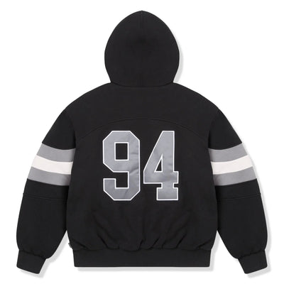 Supreme Filled Black Zip-Up Hooded Jacket