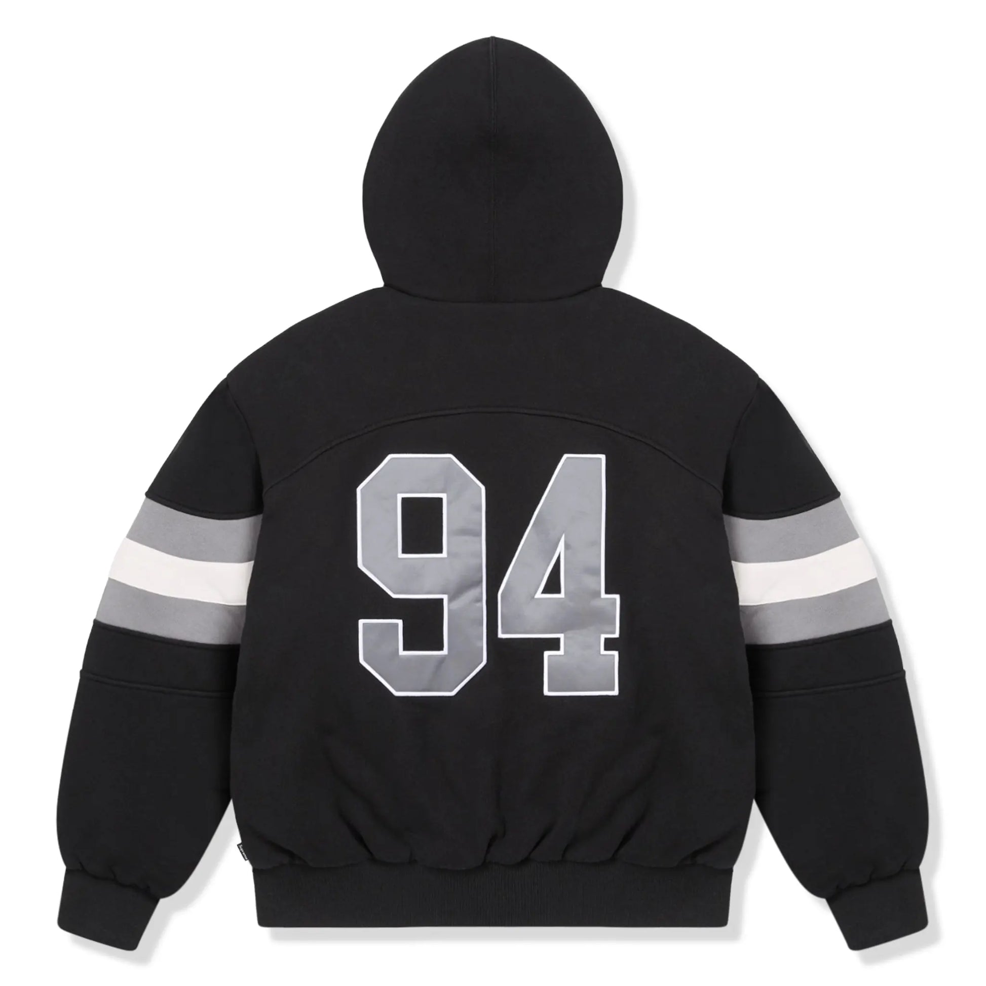 Supreme Filled Black Zip-Up Hooded Jacket